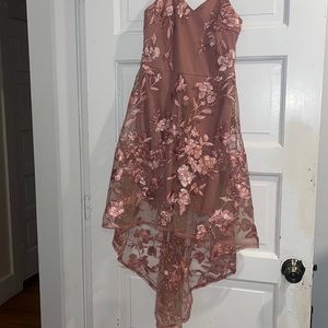 Pastel Pink Flower Dress